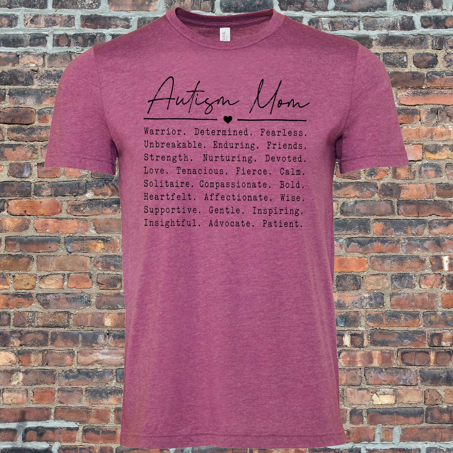 Autism Mom Titles (Magenta)