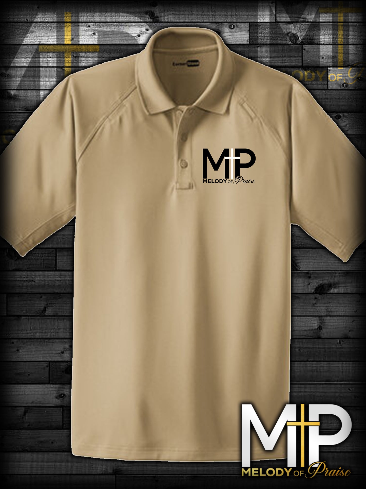 MOP Men's Tactical Embroidered Polo