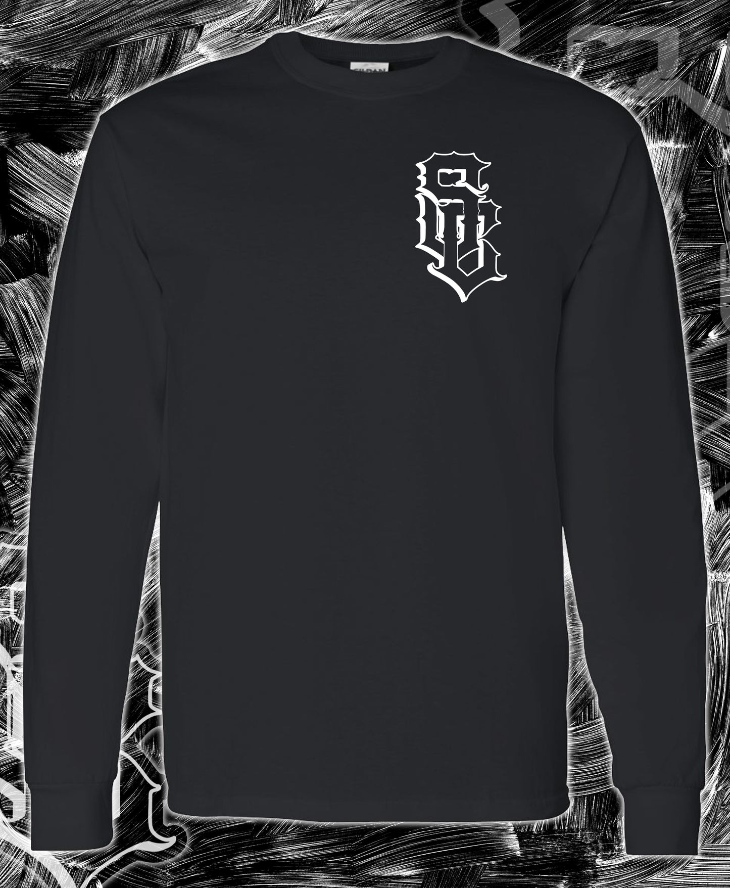 Sacred Heart Black Long Sleeve Tee