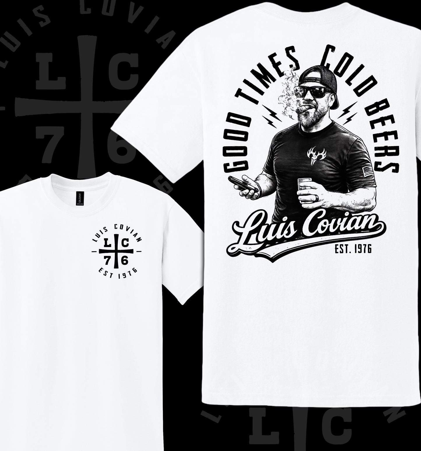 LC76 White tee