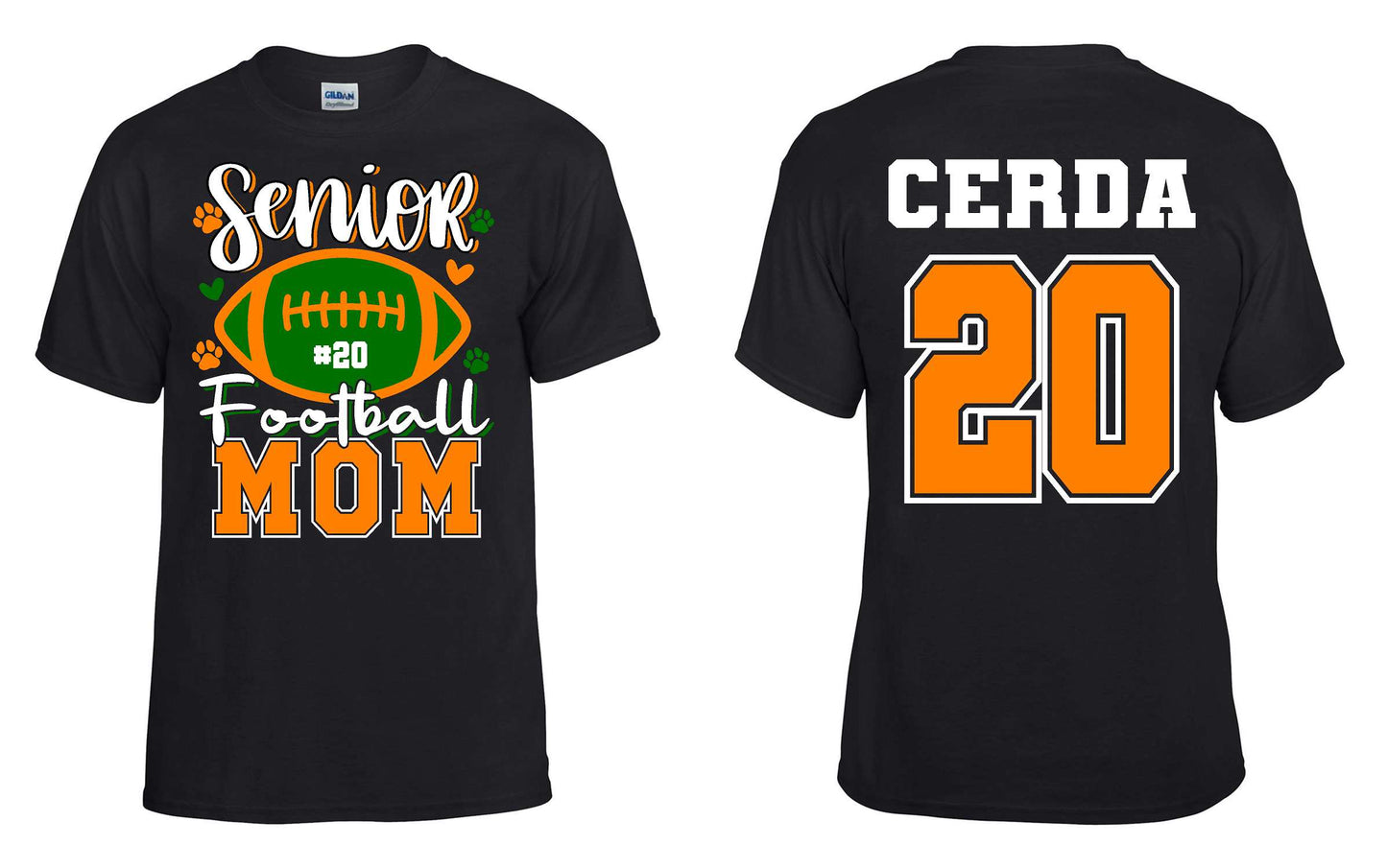 PHS Senior Mom Glitter Tee