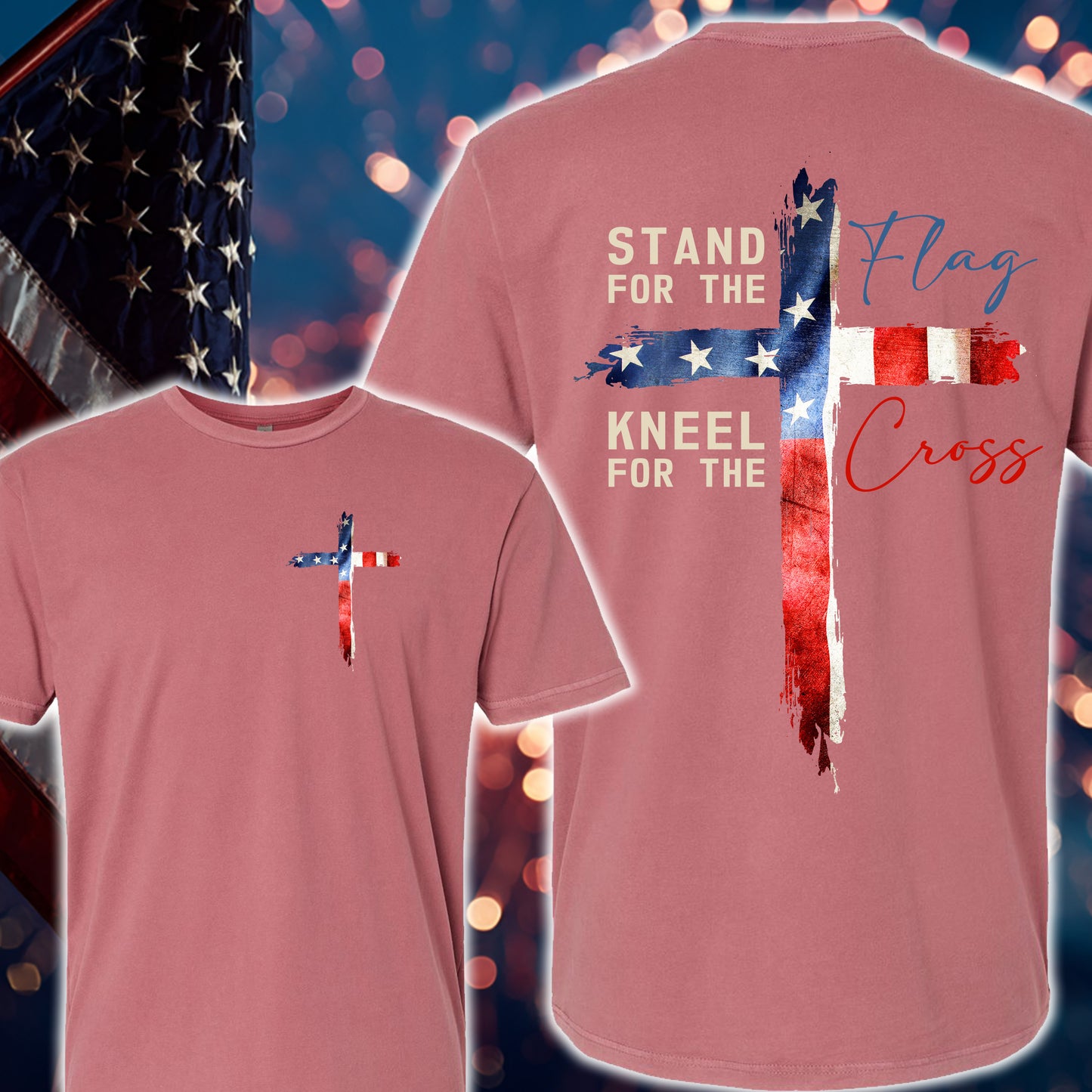 Stand for the flag (Mauve)