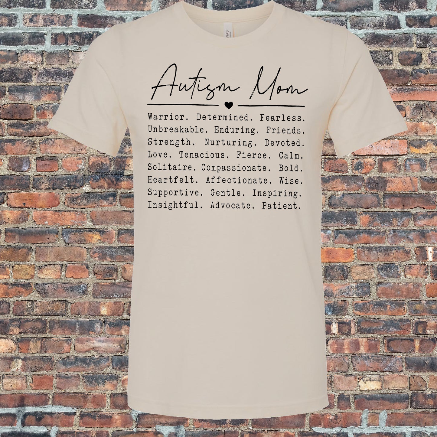 Autism Mom Titles (Tan)
