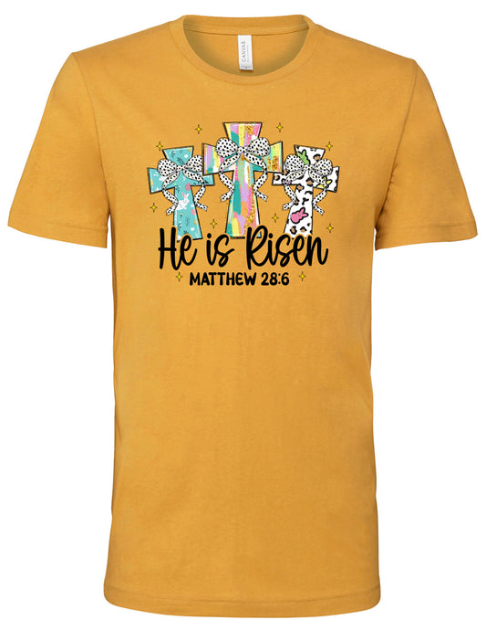 He is Risen Tee 2 (Mustard)