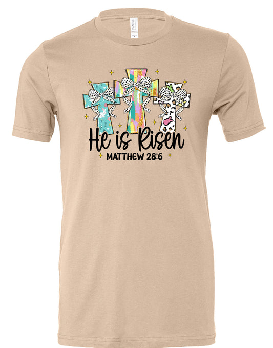 He is Risen Tee 2 (Tan)
