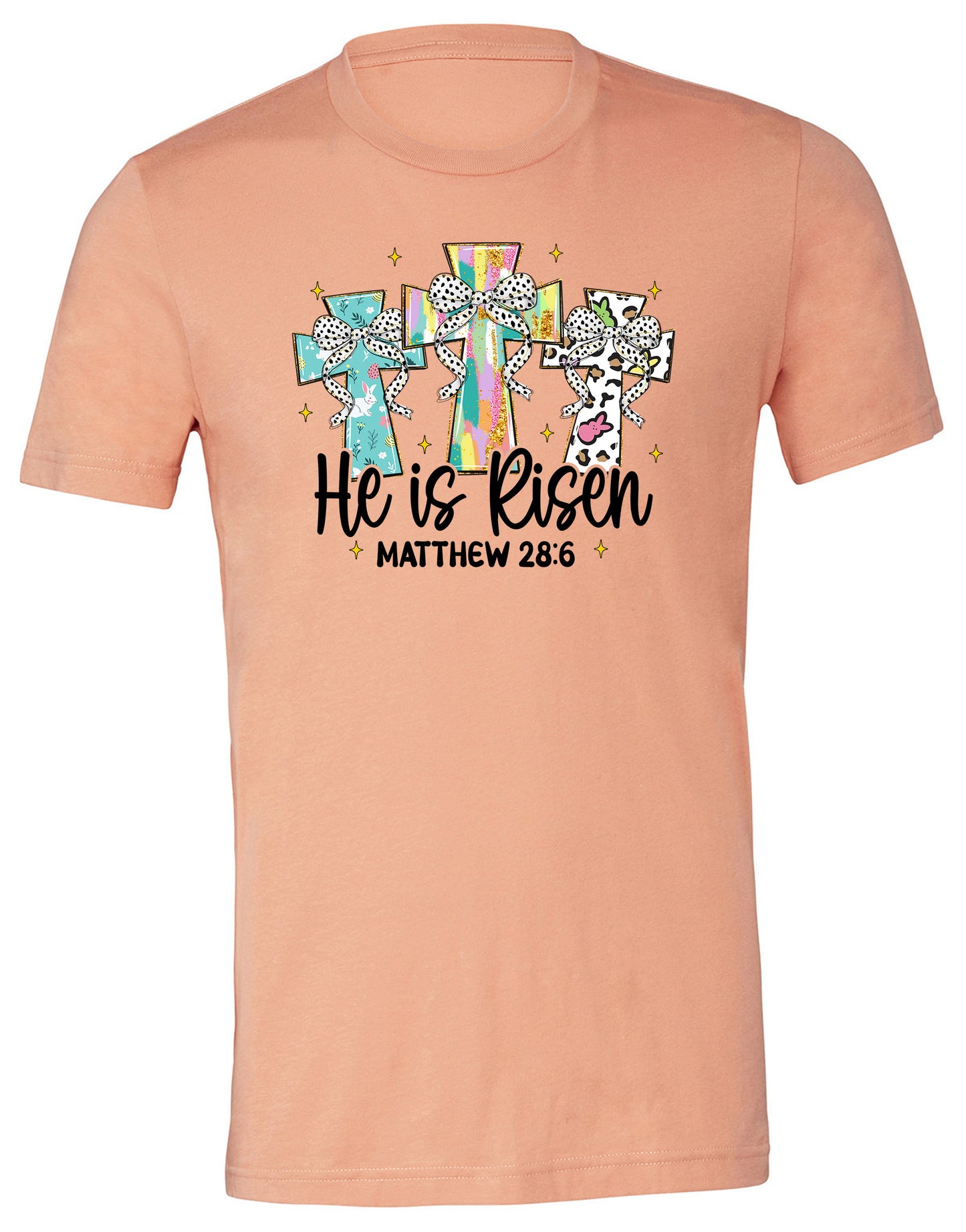 He is Risen Tee 2 (Peach)