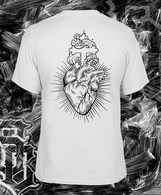Sacred Heart White Tee