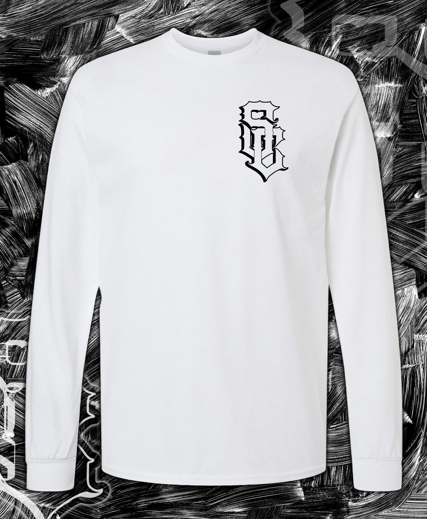Sacred Heart White Long Sleeve Tee
