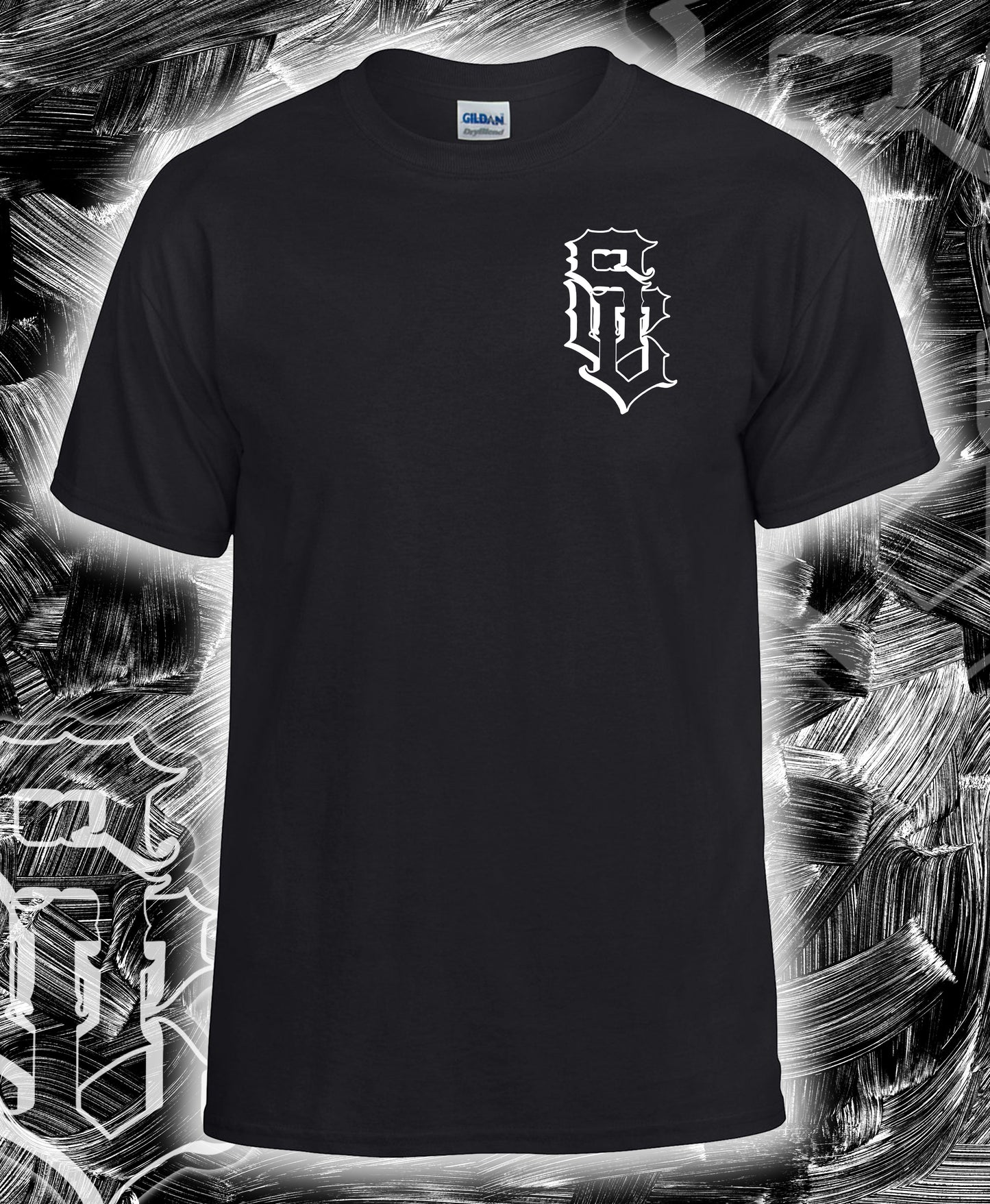 Skull n Roses Black Tee