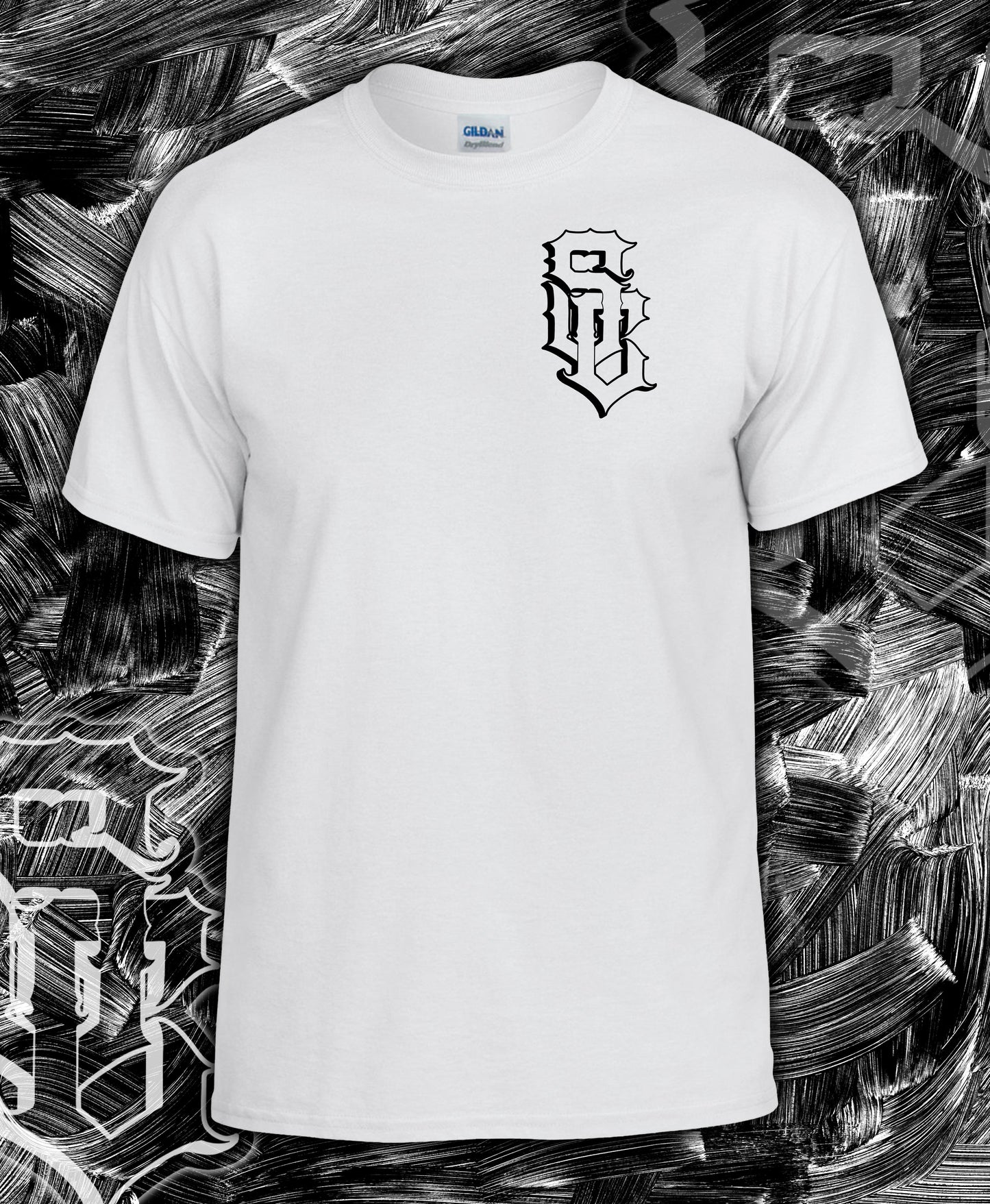 Skull n Roses White Tee