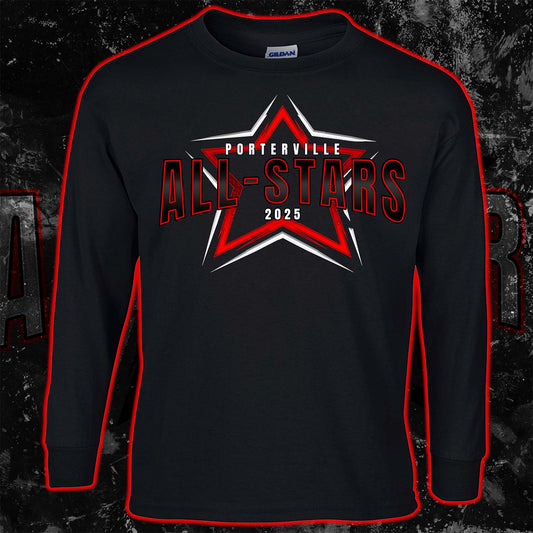 Spartans All-Stars Black Long Sleeve Tee