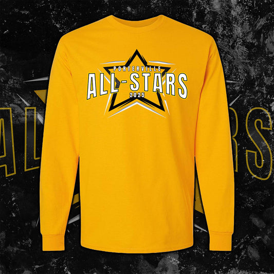 Steelers All-Stars Yellow Long Sleeve Tee